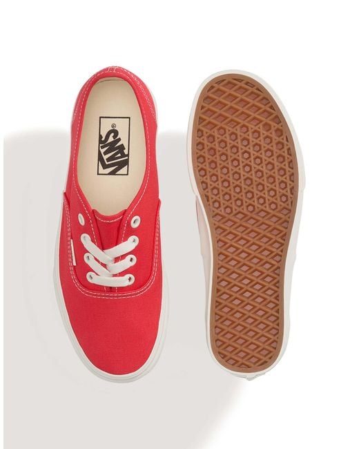 Authentic - baskets - foncé Vans en coloris Red