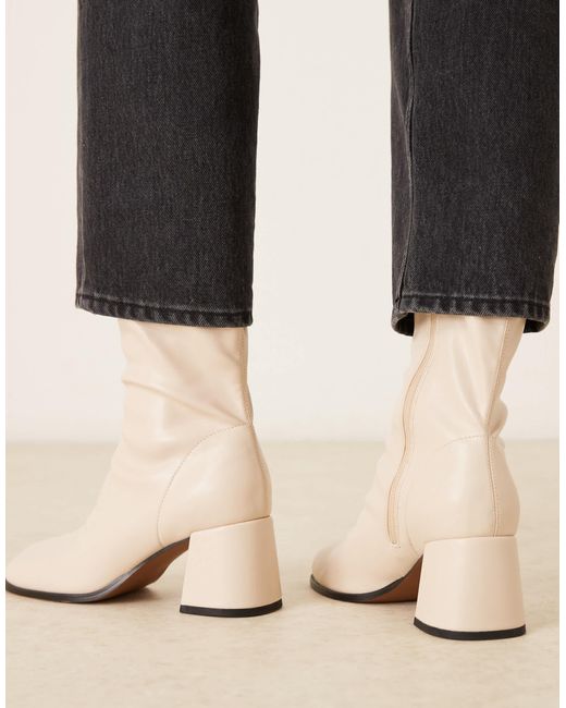 ASOS Natural – royce – ankle-boots