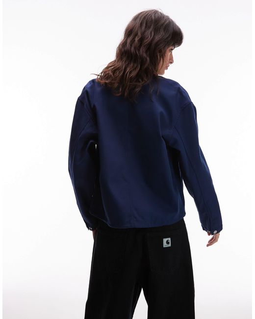 Carhartt Blue – schlichte hemdjacke