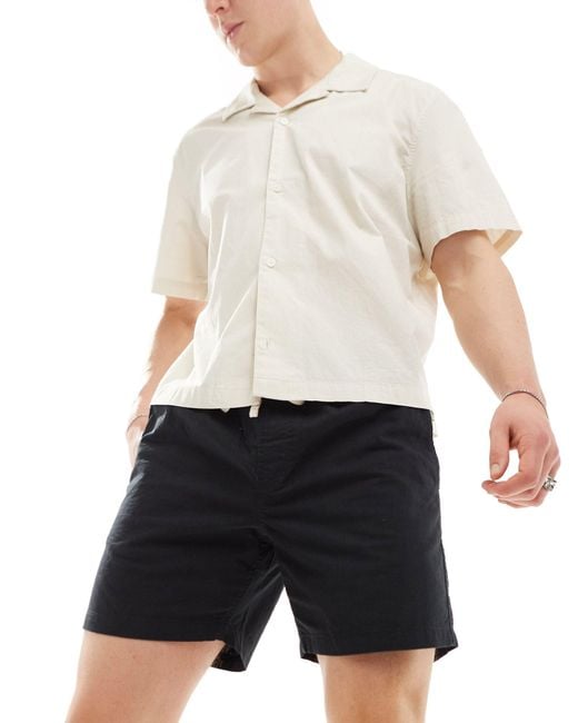 Cotton On Cotton on – schlichte shorts in Black für Herren