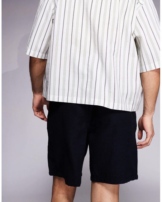 Short texturé ADPT pour homme en coloris Blue