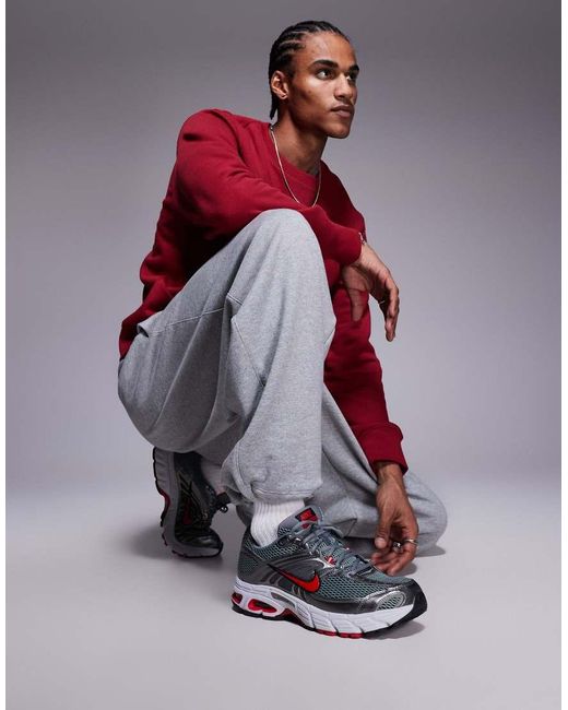 Nike Gray Air Max Moto 2K Trainers for men