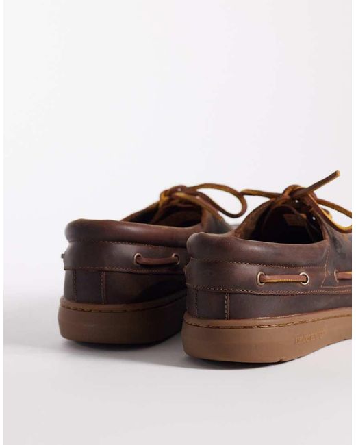 Timberland Brown Boat Shoe for men