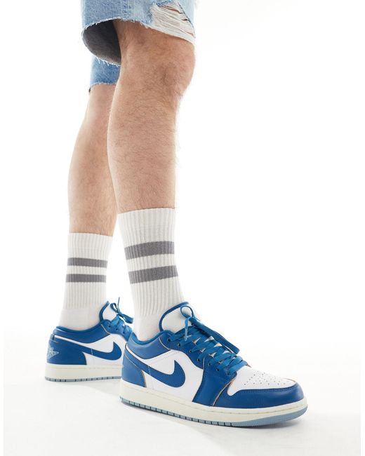 Nike Blue Air 1 Low Trainers