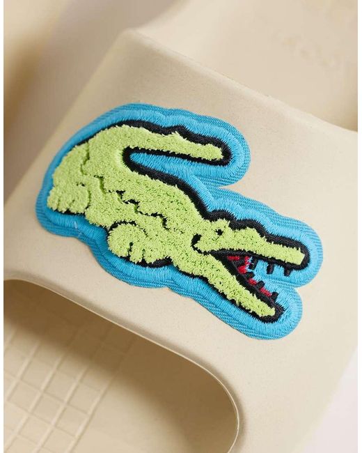 Lacoste Blue Serve 2.0 Logo Sliders