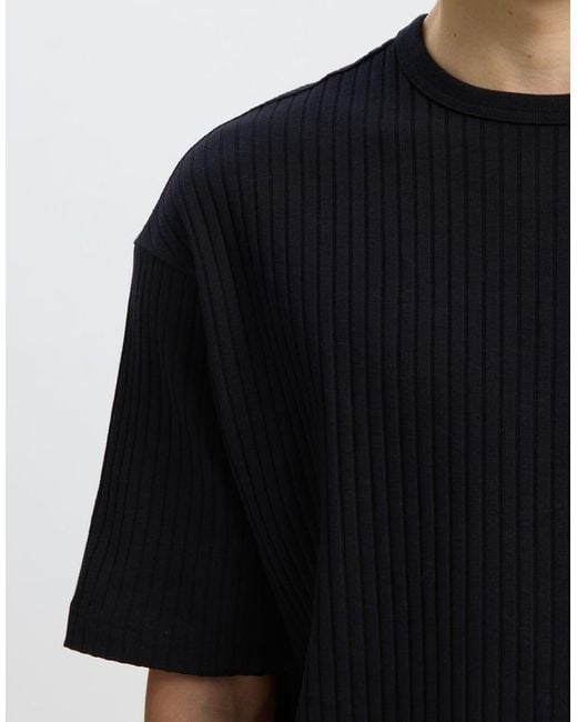 SELECTED Black T-Shirt for men