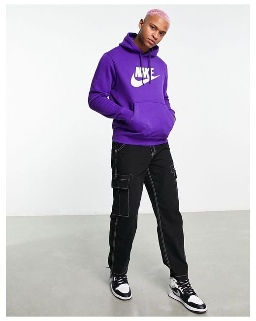 Nike Purple Hoodies for Men for Sale