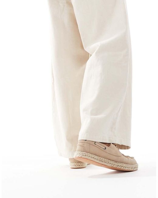 Scarpe Da Barca di Pull&Bear in Natural da Uomo