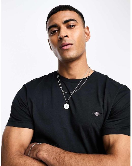 Gant Black Shield Logo T-shirt for men