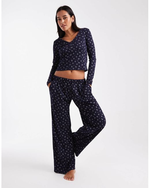 Top Daisy Street en coloris Blue
