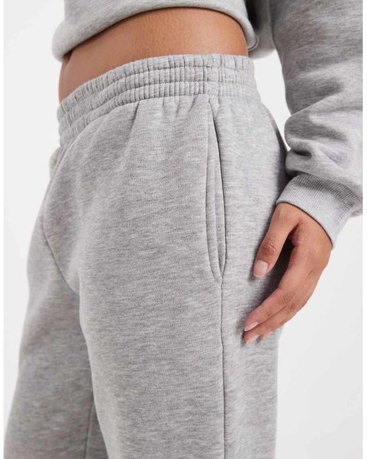 Vero Moda Gray Oversized Cuffed jogger Co-ord