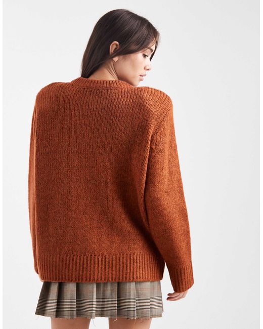 ASOS Brown – oversize-strickpullover