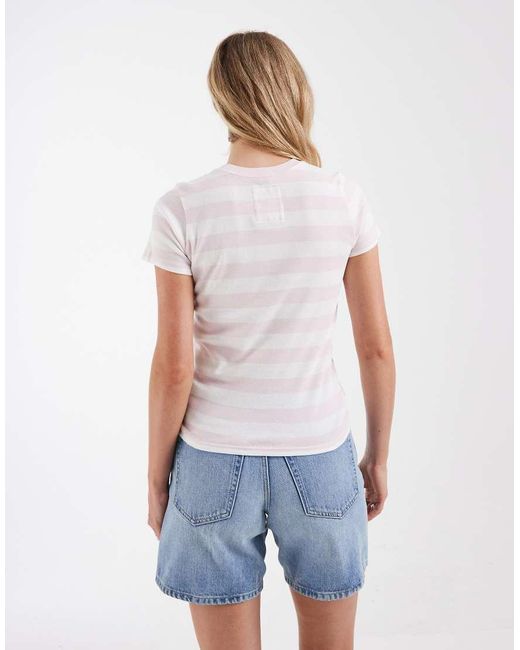 Hollister Blue Front Logo Baby Tee