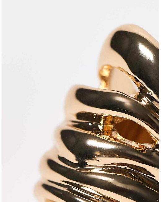 Anillo Envolvente De Weekday de color Metallic