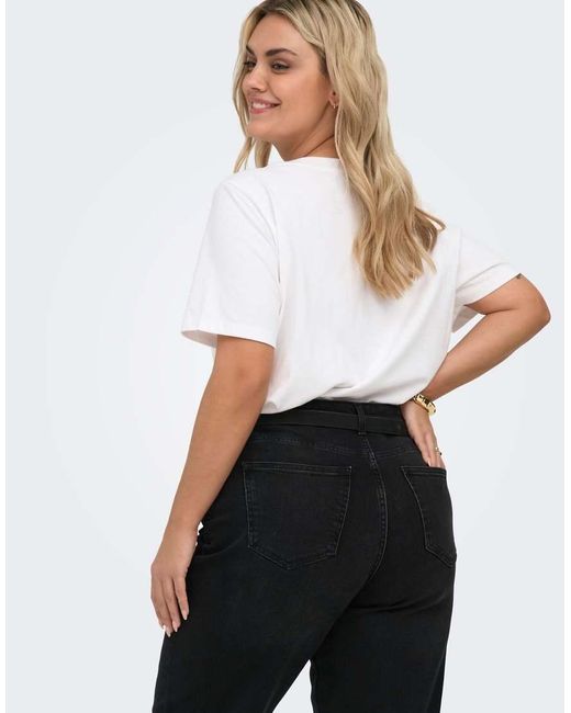 ONLY Black Wide-Fit Jeans