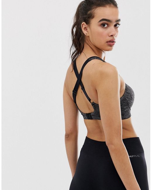 high impact push up sports bra