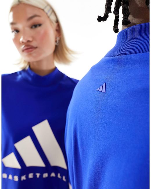 Camiseta azul Adidas Originals de color Black