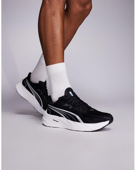 PUMA Black Velocity Nitro 4 Trainers for men