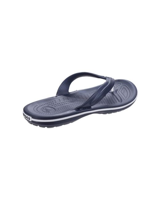 CROCSTM Blue Crocband Flip