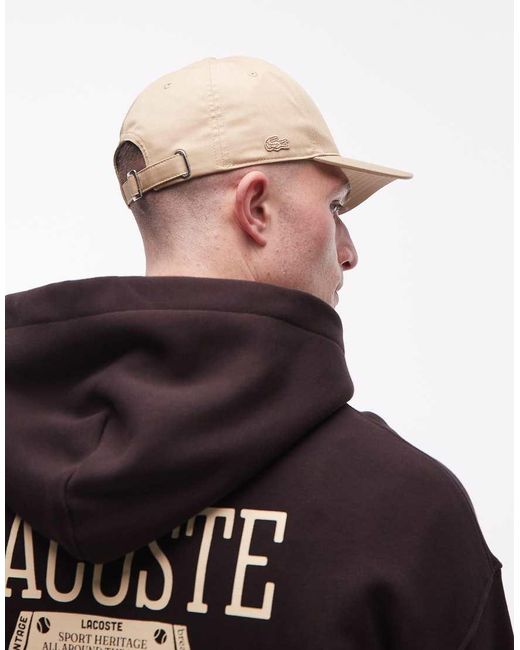 Lacoste Brown Logo Cap for men
