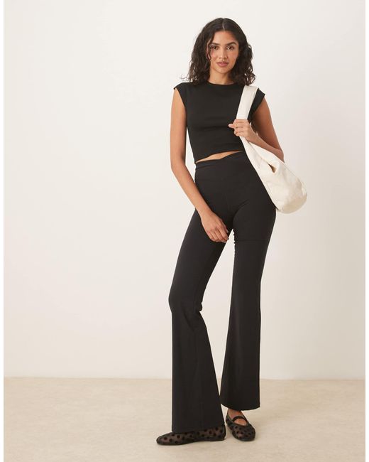 Tala Natural Dayflex Wrap High Waisted Flared Yoga Pant