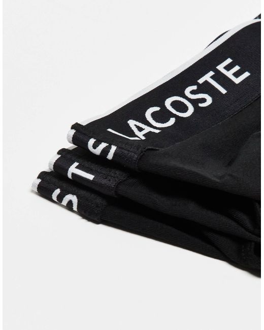 Lot Lacoste pour homme en coloris Black