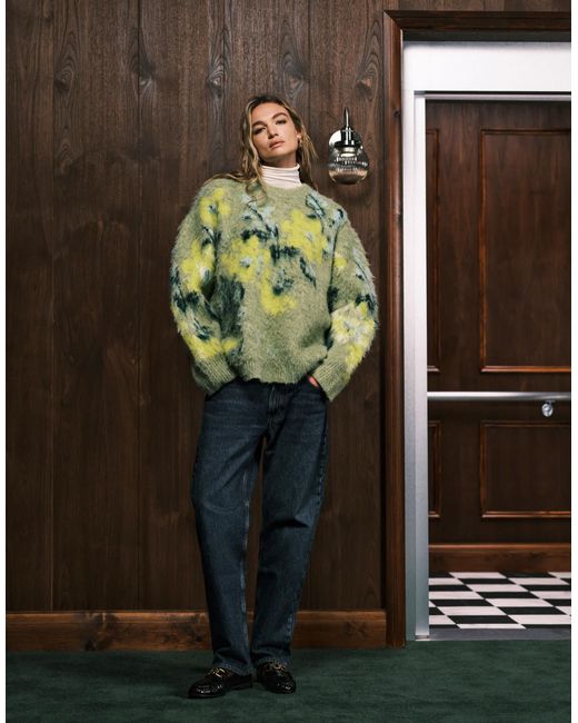 ASOS Green – aufgerauter pullover
