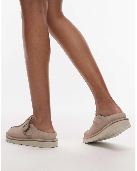 Solsbury - mules en daim - sable Clarks en coloris Brown