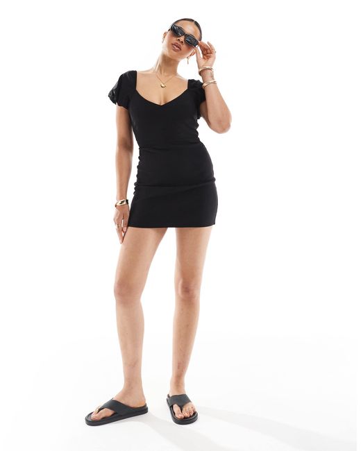 Stradivarius Black – minikleid