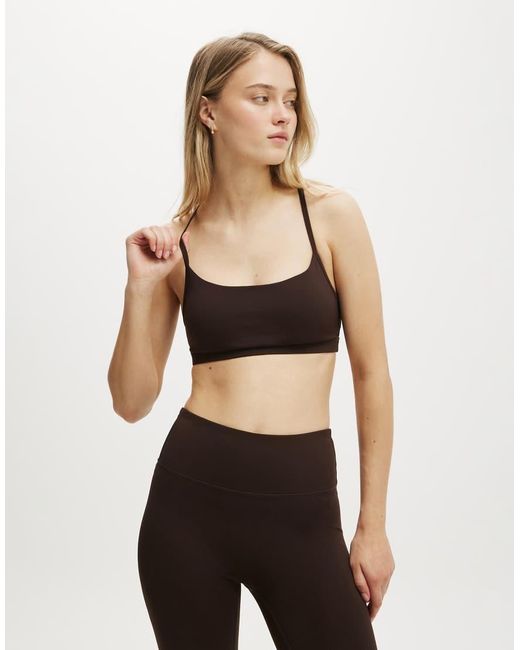 Cotton On Brown 365 Keyhole Crop