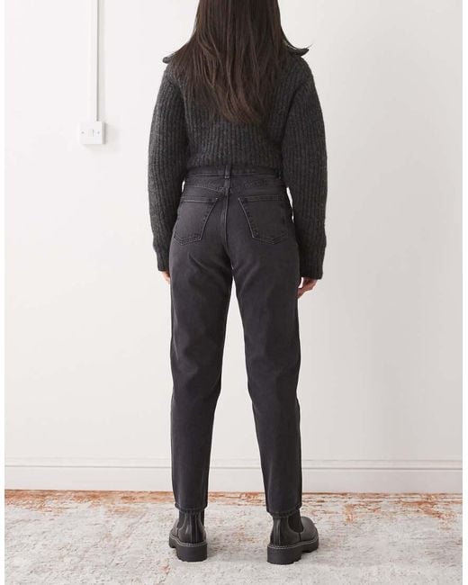 Monki Blue Taiki High Waist Balloon Leg Jeans