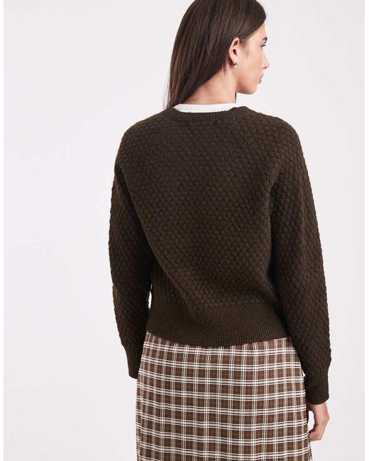 Threadbare Black Tie Front Knitted Cardigan