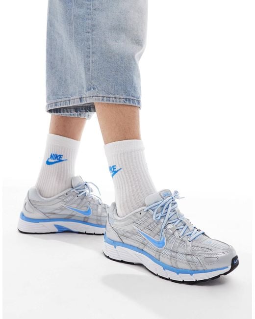 P-6000 - baskets unisexes - bleu et Nike en coloris Blue