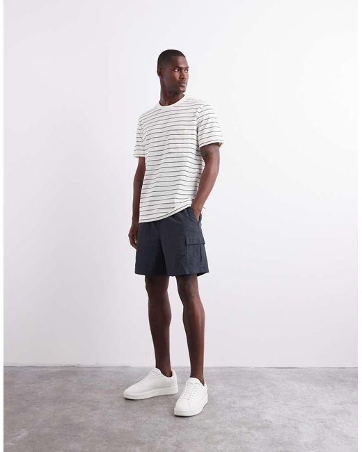 ARKET Gray Short Sleeve T-Shirt With Pocket for men