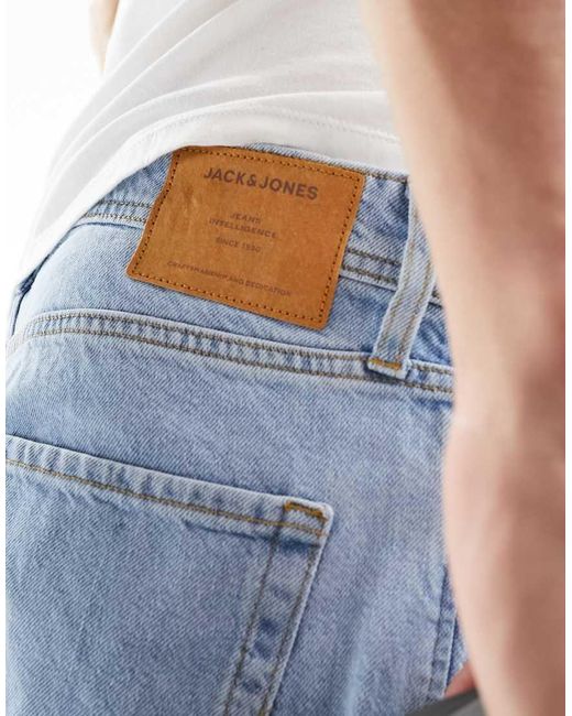 Jack & Jones Blue Alex baggy Jeans for men