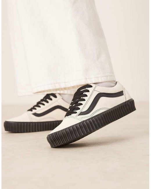 Vans Natural Old Skool Creeper Trainers