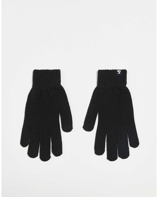 Jack & Jones – e strickhandschuhe in Black für Herren