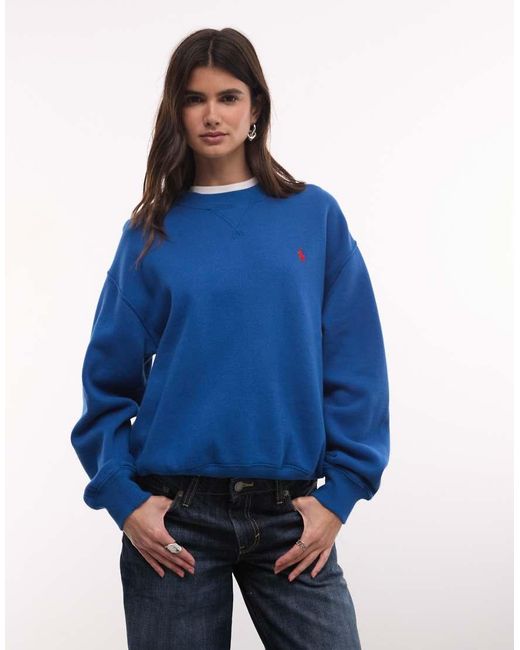 Polo Ralph Lauren Blue Icon Logo Sweatshirt