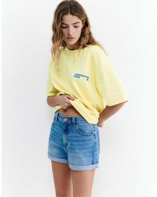 Pull&Bear Yellow Chair Graphic T-shirt