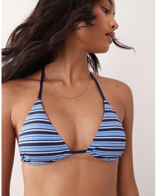 Cotton On Multicolor Triangle Bikini Set