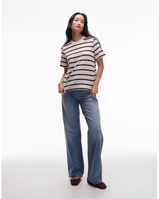 & Other Stories White Relaxed Short Sleeve T-shirt