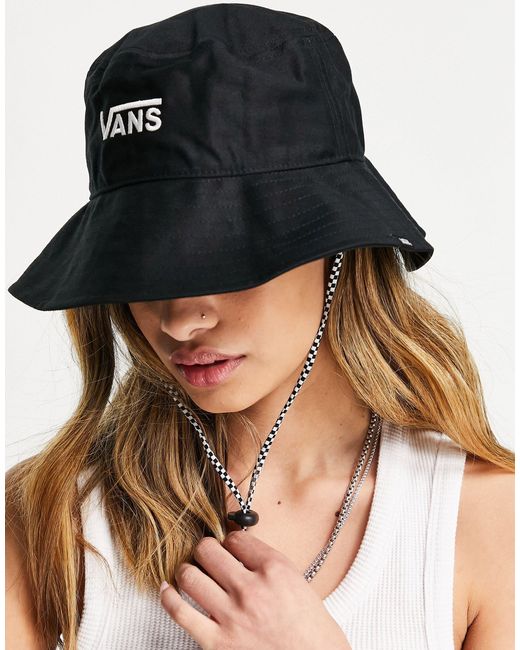 Vans Level Up Bucket Hat in Black Lyst UK