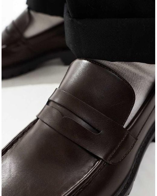 Schuh Black Ravi Loafers for men