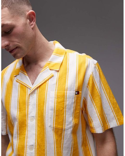 Tommy Hilfiger Metallic Resort Bowling Shirt for men