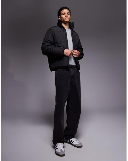 ADPT Gray Padded Puffer Jacket for men