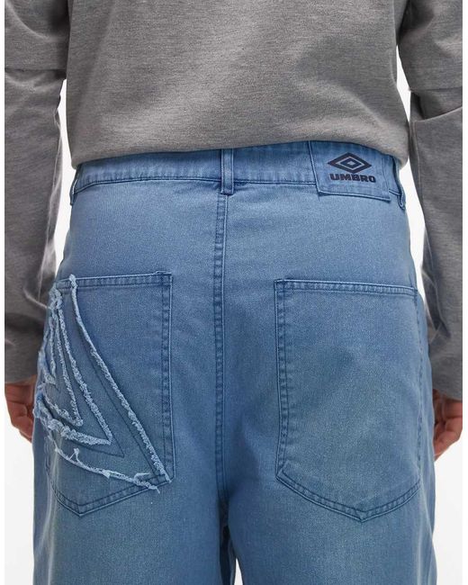 Umbro Blue Drill Denim Jeans for men