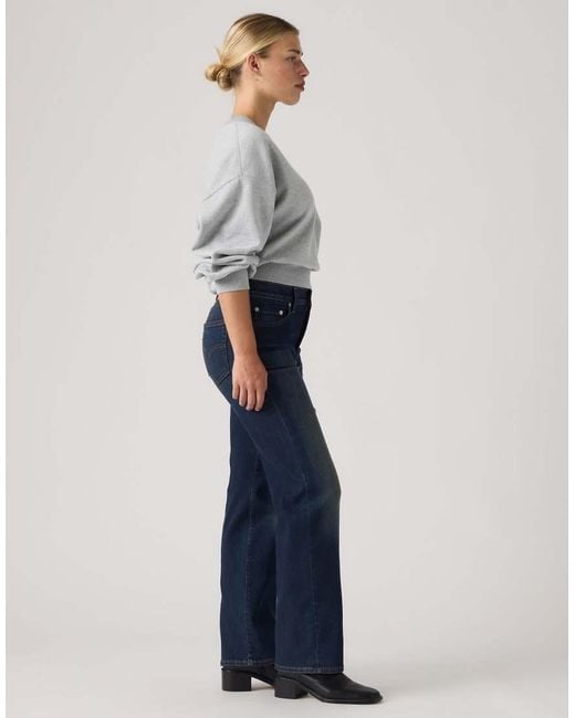 Levi's Blue 723 High Rise Straight True Dark