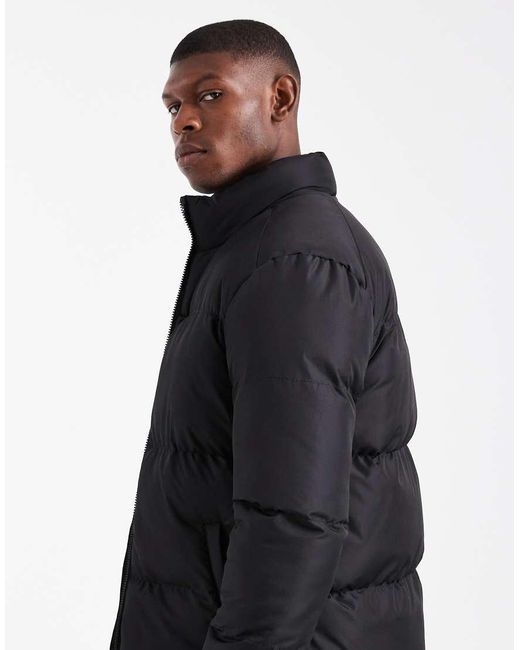 Brave Soul Blue Puffer Jacket for men