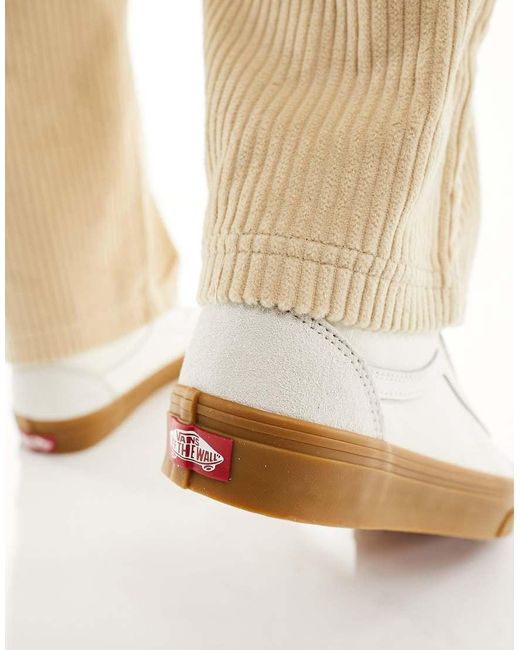 Vans Natural Old Skool Gum Sole Sneakers for men