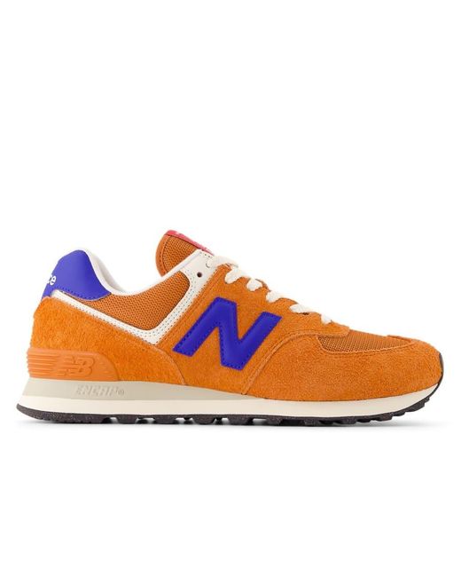 New Balance Orange 574 Trainers